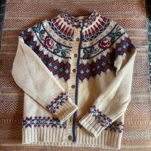 Vintage Woolrich Nordic Button-up Sweater Cardigan